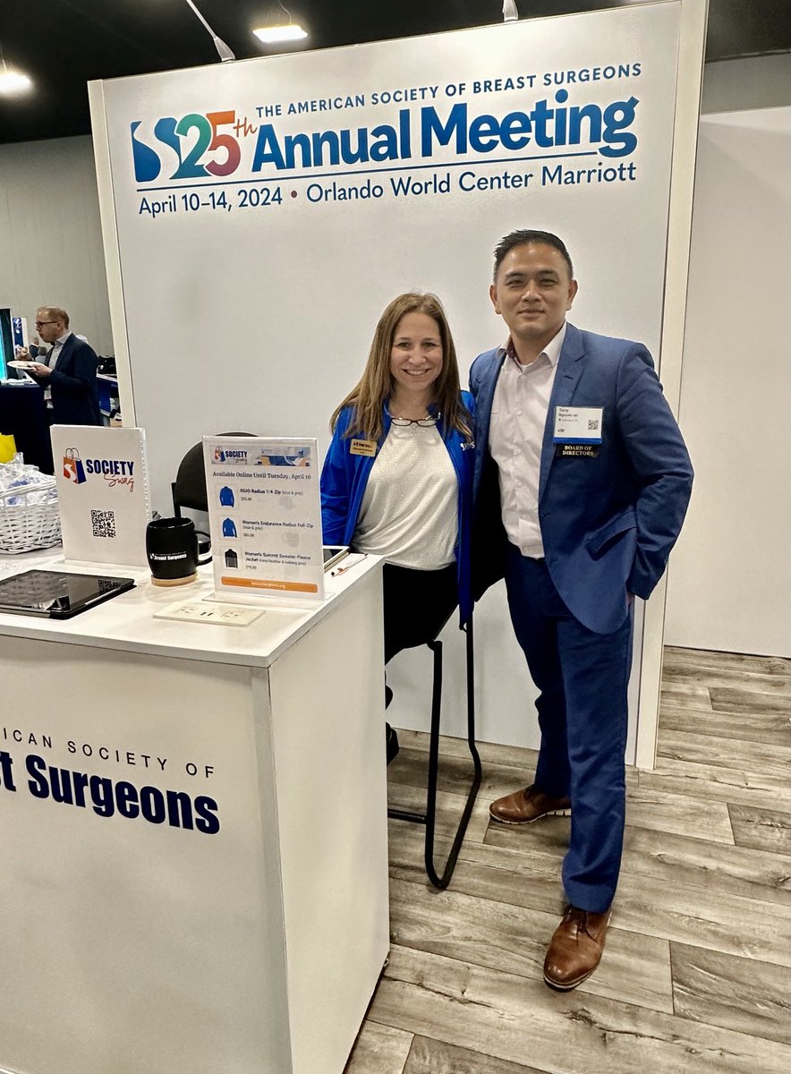 Having fun at the ⁦<a href="/ASBrS/">ASBrS</a>⁩ booth in the exhibit hall! #ASBrS24