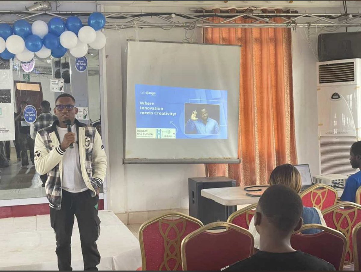 WTMBuea's tweet image. Not forgetting @DjangoCameroon was in the room with us today🔥💙 presented by @yokwejuste
If you’re a Django developer or enthusiast then you should definitely think about checking out and joining this community🎊
#ImpactTheFuture
#IWD2024
#WTMBueaIWD2024
