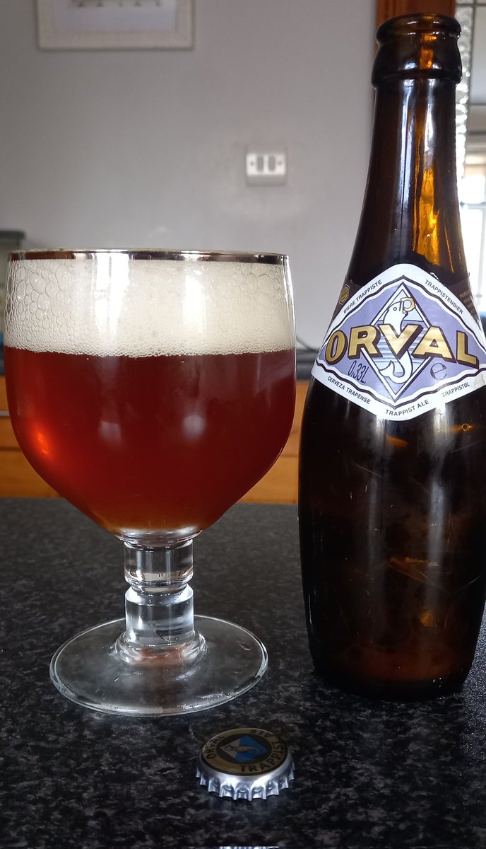 Classic as I've said before, 6.2% #Orval #Belgium #craftbeer brew we all know how g8 this is #supportcraftbeer 🤤🇧🇪👌