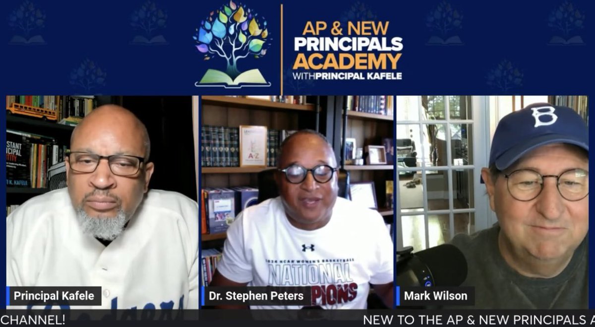 Proud to wear my @GamecockWBB shirt on @PrincipalKafele podcast this morning with Dr. Mark Wilson, a National Principal of the Year. We discussed LEADERSHIP and @dawnstaley is a GREAT LEADER!