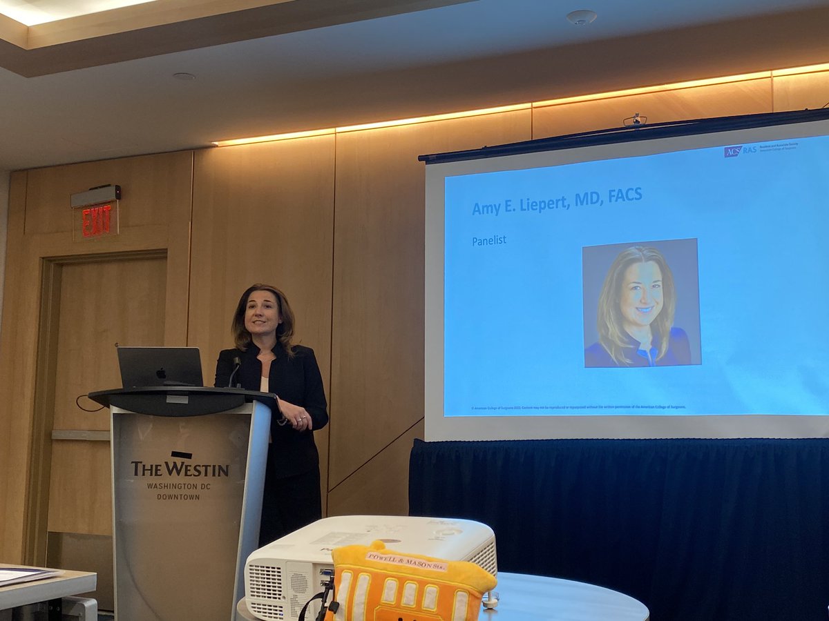 More great content at @AmCollSurgeons @RASACS leadership panel at the Leadership and Advocacy Summit, now from @amyliepert on her path to advocacy. “I can take care of one patient at a time. But I can also take care of thousands of patients at a time through advocacy”. #ACSLAS24