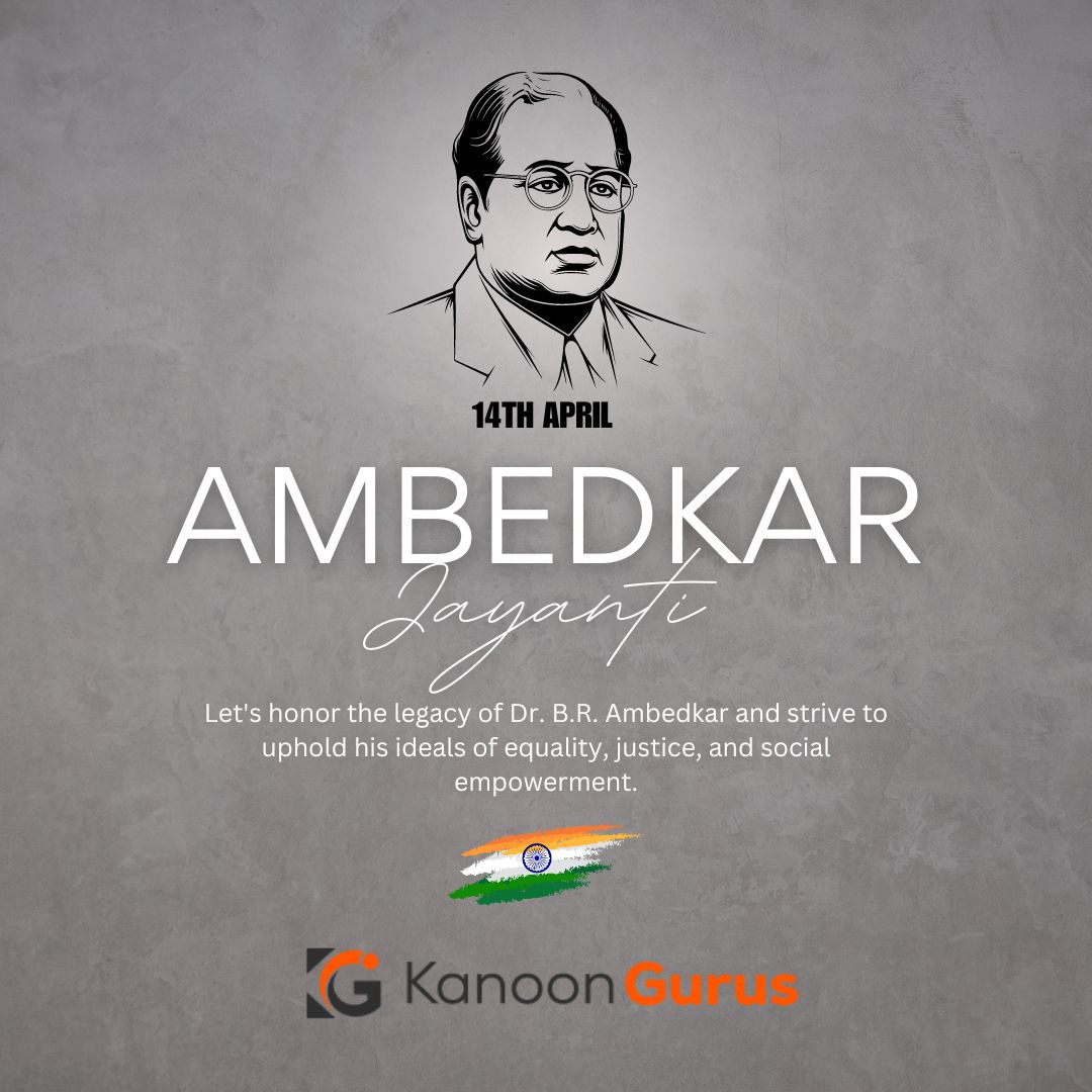 KanoonGurus's tweet photo. On this Ambedkar Jayanti, let's pledge to uphold the dignity of every individual. Let's honour Dr Ambedkar's vision of a just society on this Ambedkar Jayanti.
#ambedkarjaynti #ambedkarjaynti23 #ambedkarjaynti132 #ambedkarjaynti130 #ambedkarjaynti2023 #ambedkarjaynti2024 https://t.co/CTTSI8tWIY