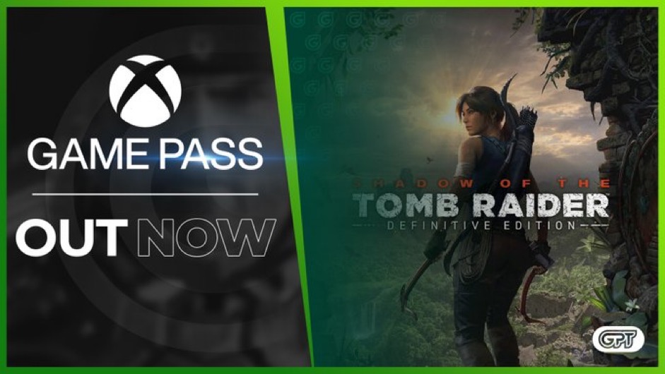 Shadow of the Tomb Raider Definitive Edition is now up on Xbox/PC Game Pass. 

Only the base game was on Game Pass when it arrived a few days ago 💚🎮