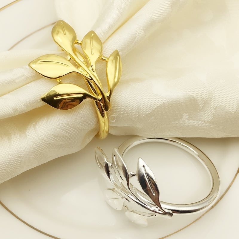 Elevate your dining experience with our Set of 6 Leaf Shaped Napkin Rings! Crafted from zinc alloy and available in gold or silver, these elegant pieces add a touch of nature to your table setting. 🍃✨ Shop now: shortlink.store/wr6hnoia-jfv #DiningDecor #wnkrs