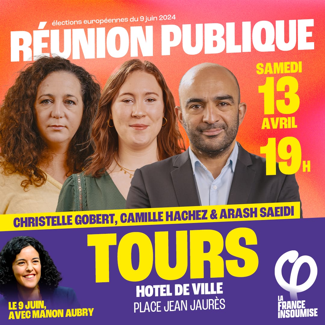 MarieQuinton8's tweet photo. C'est en ce moment ! ✊
Trop fière d'accueillir ce soir Christelle Gobert, Camille Hachez et Arash Saeidi à l'Hôtel de ville pour porter la dynamique de l'#UnionPopulaire avec @ManonAubryFr : la seule liste aux européennes qui défend le programme et les valeurs de la #NUPES 🙏 https://t.co/BS1yhyfaf2