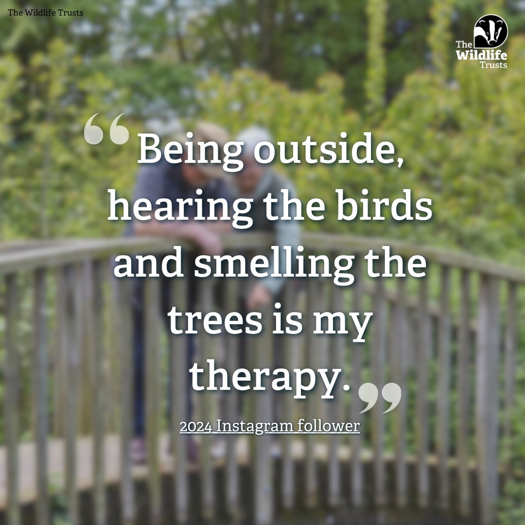 Social prescribing shows a significant reduction in stress and an improvement in mental health. 💪 An independent study found that Wildlife Trusts' health and well-being programmes save the #NHS money! Help us spread the word 👉 wildlifetrusts.org/nature-helps