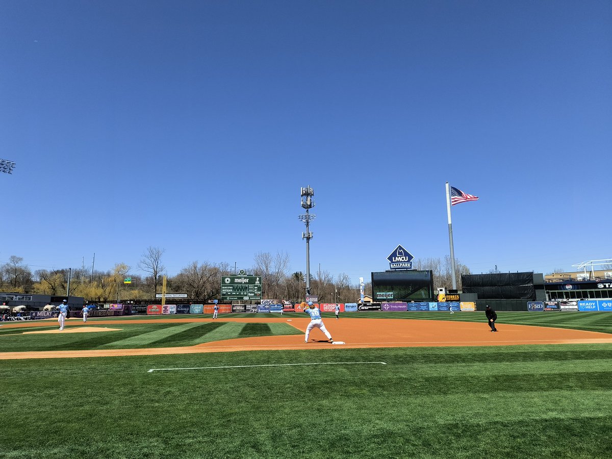 Blue sky and baseball. It doesn't get much better. Let's PLAY BALL!