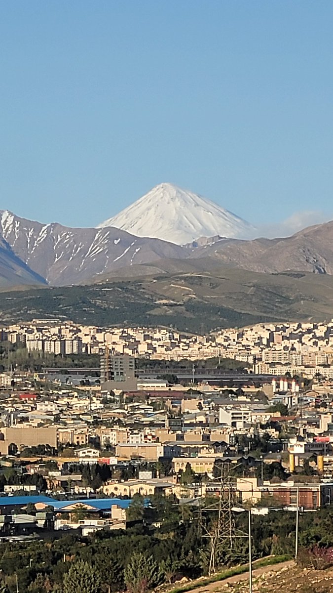 @LivinginTehran @ashkanborouj Damavand from Sorkheh hesar national park.