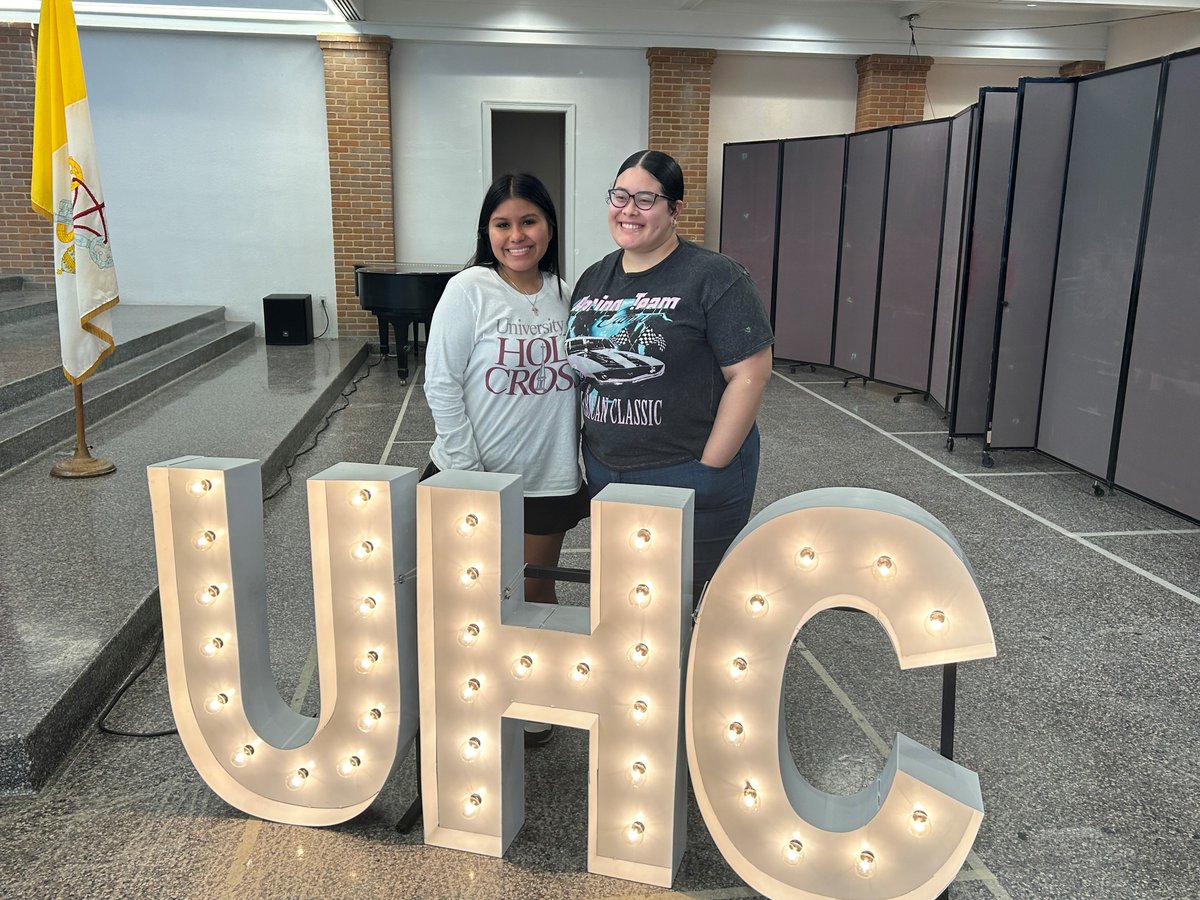 UofHC's tweet photo. What a great experience as we hosted our Admitted Student Day at the University of Holy Cross today! We met with so many talented students &amp; their family members and were able to share all the amazing reasons why UHC is so special. https://t.co/IRMDVTrjwb