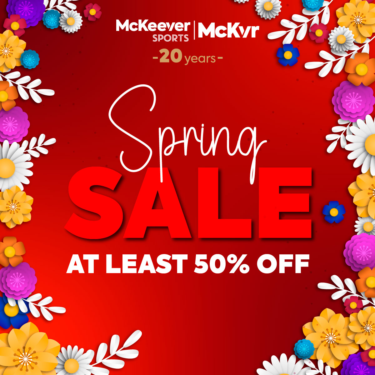 Score Big with Our Spring Deals! 🌸Spring into Savings on McKeeverSports.com