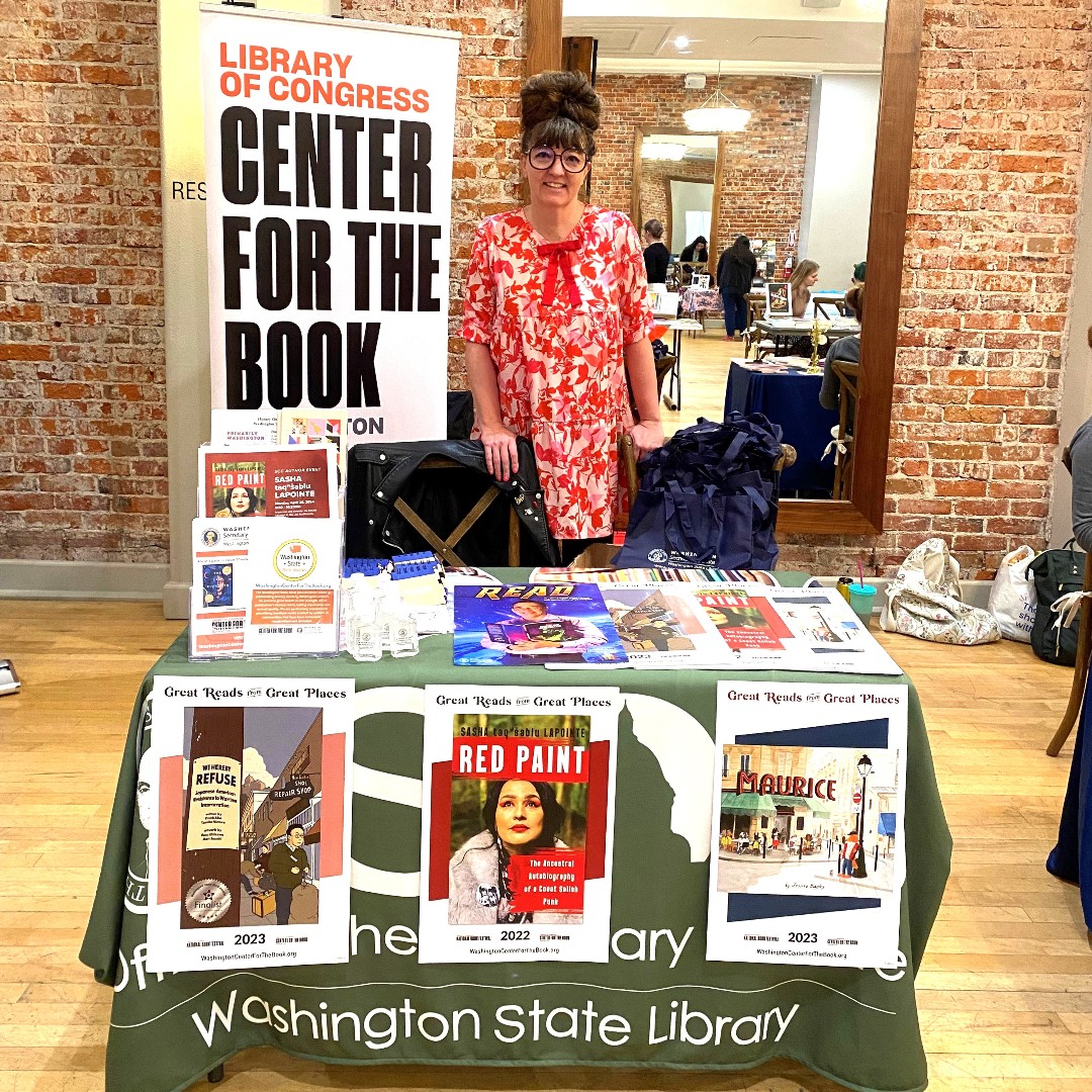 The Washington Center for the Book is at the Get Lit Festival in Spokane today talking to all of the amazing Washington state authors about the Washington State Book Awards! @GetLitPrograms inside.ewu.edu/getlit/get-lit…