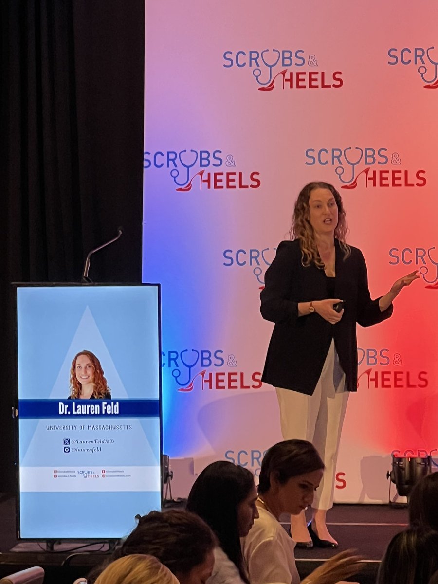 @LaurenFeldMD at @ScrubsNHeels highlighting the impact of pregnancy on women Gastroenterologists. 👉 avoiding going into GI for fear on incompatibility 👉 delay fertility 👉 increased adverse affects of birth 👉 decreased career advancement 👉 decreased promotion and💰