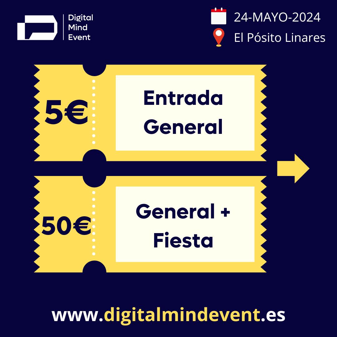 DigitalMindEven's tweet photo. 🎟️¡Entradas a la venta!
¿Estás listo para unirte a la era digital?
💥NO TE QUEDES SIN TU ENTRADA💥
🌐https://t.co/ogzJiU5J05
#digitalmindevent #marketingdigital #networkmarketing #socialmediamarketing #influencermarketing #emprendedor #seo #andalucía #linares #jaén #dme2024 https://t.co/bUxx22CLzO