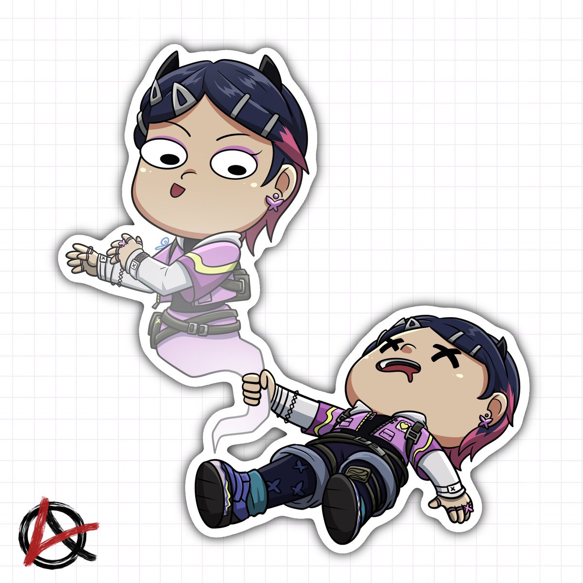 ryfaeldino's tweet photo. My Clove Fan Art 🦋 Imagine this as a sprayy!! @VALORANT @riotgames 

”Not Dead Yet”

Medium: Procreate

Please Help RT 🦋 

#HelloClove
#TaraValo
#Valorant
#ValorantPH
#Chibi
#VALORANTfanart https://t.co/NpfuYbF9YP