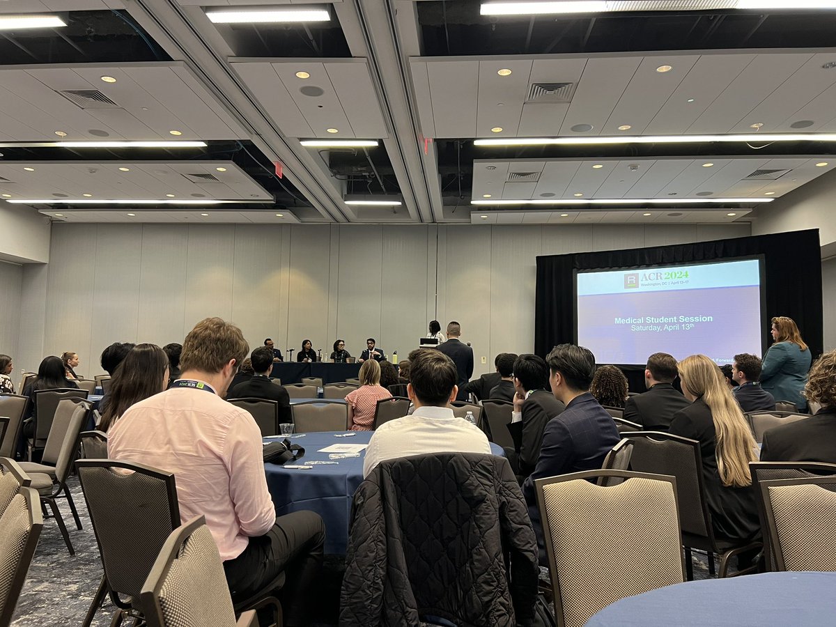 So impressed with the medical student programming at #ACR2024! The best part of these conferences is reconnecting with colleagues and starting new friendships! #futureradres