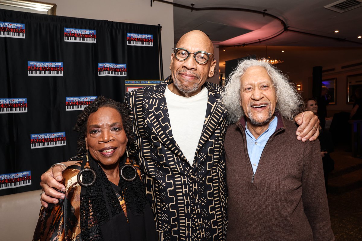 What's everyone talking about? Tonight's #NEAJazzMasters Tribute Concert! Tune in to arts.gov/honors/jazz to watch the live webcast from @kencen at 7:30pm ET honoring 2024 #NEAJazzMasters Amina Claudine Myers, Gary Bartz, Terence Blanchard & Willard Jenkins! 📸 Jati Lindsay