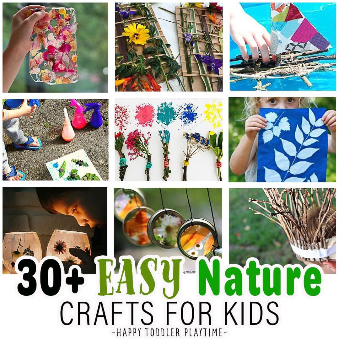 EASY EARTH DAY CRAFTS FOR KIDS:  happytoddlerplaytime.com/easy-nature-ar… 

#environmentaleducation #outdoorlearning #parents #educators #EarthDay2024 #earthday #nature @Love_Trees