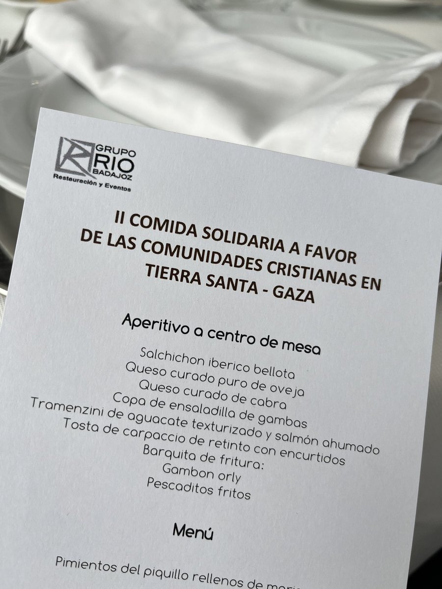 II #comidasolidaria por las comunidades #cristianas de Tierra Santa y #Gaza organizada por la Parroquia del Perpetuo Socorro de @ArchiMridaBadaj en #Badajoz