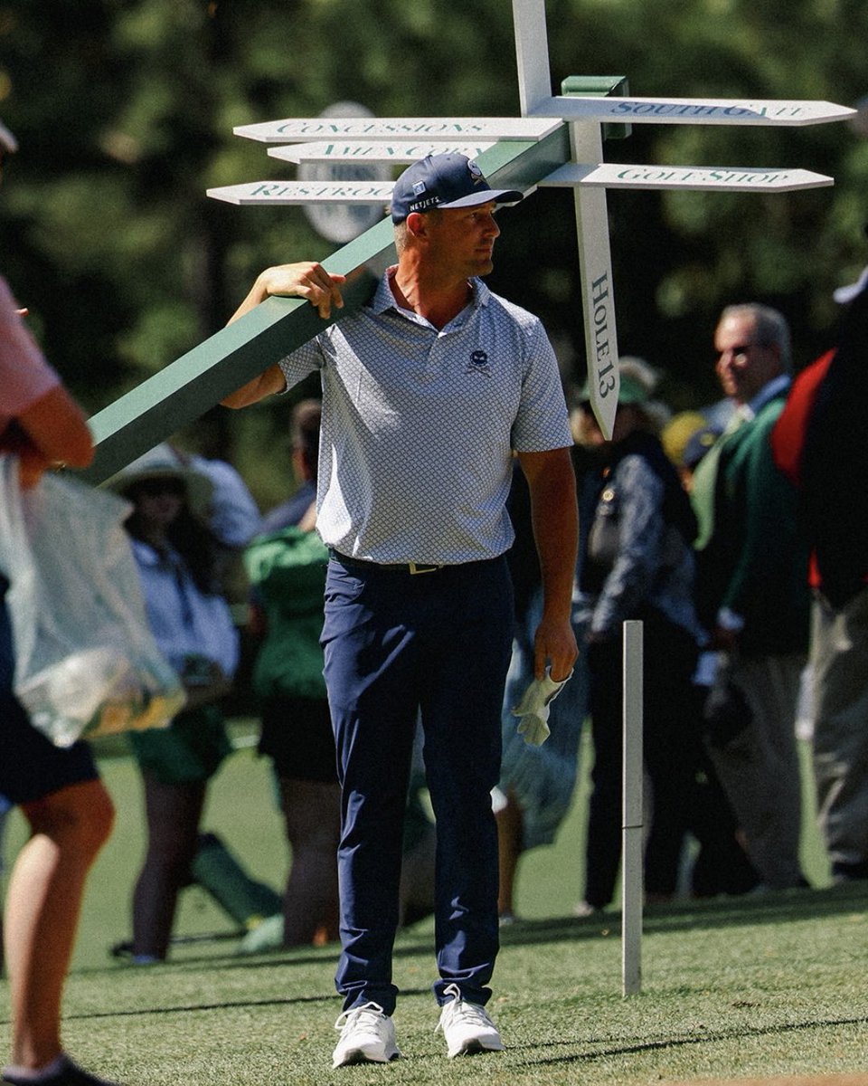brysondech's tweet photo. Two down, two to go #TheMasters https://t.co/slwYItUFq1