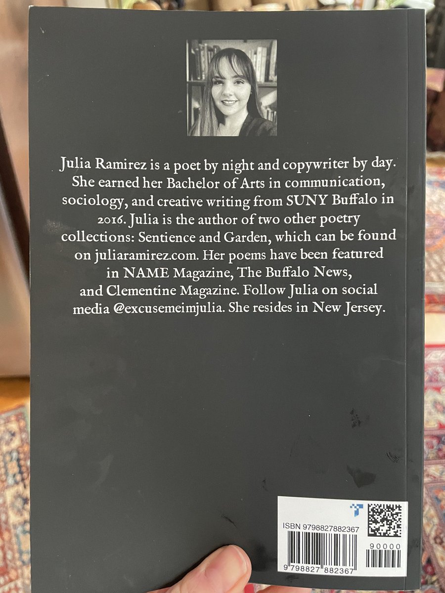 Former student (poet) 
comes to present (teacher)
To current students (also poets)
Of former teacher (also learner) 
#PoetryIsForLife Year 4, Day 12:  “we hold our poems too tight” by Julia (Ramirez) Tournambene 💜💜