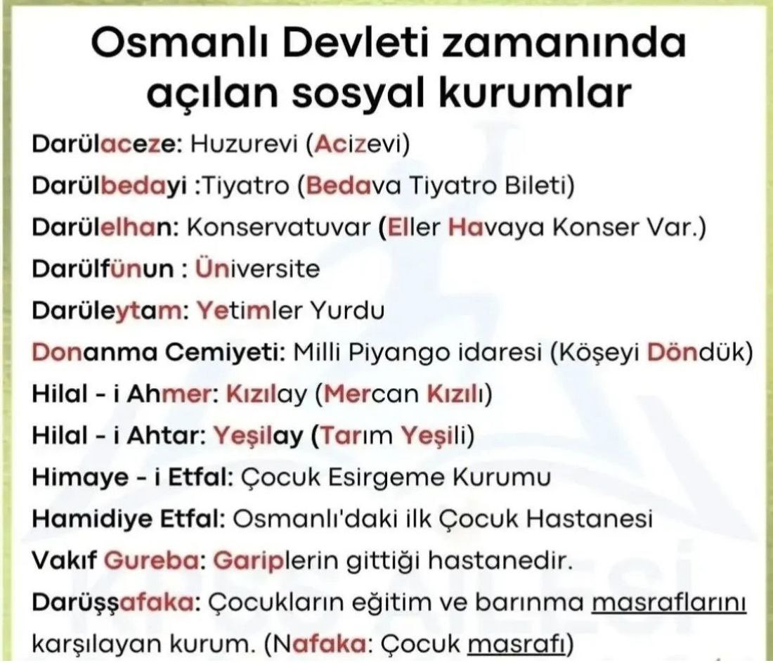 🎯 Osmanlı Devleti zamanında açılan sosyal kurumlar #kpss #kpss2024 #kpss2023 KPSS