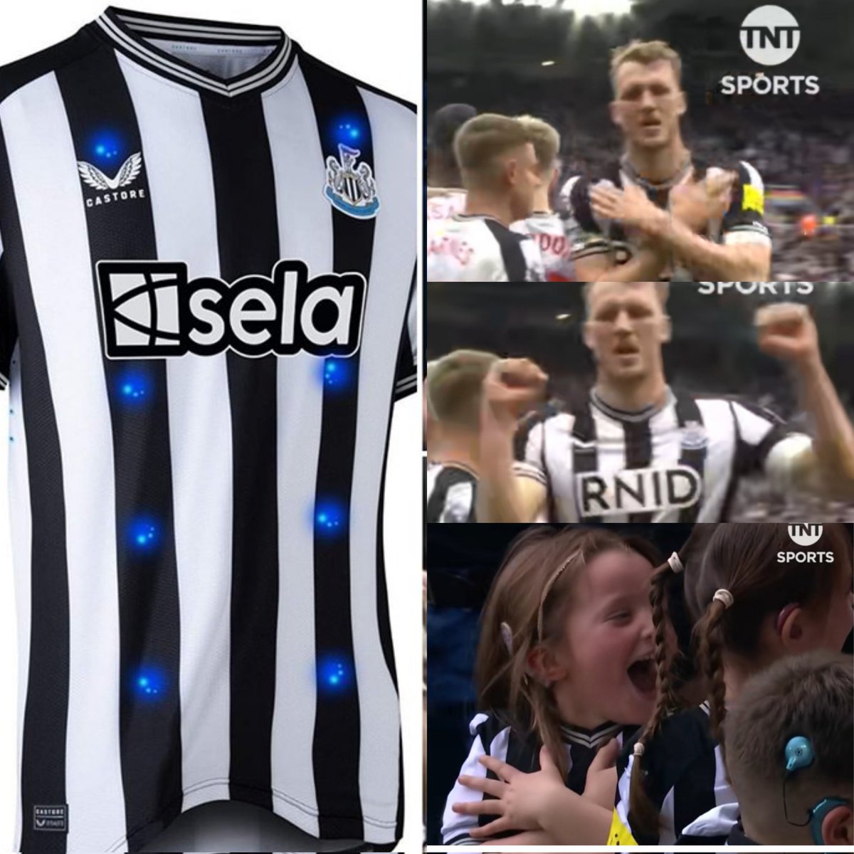 SomosAnalistas_'s tweet photo. Hoy Newcastle invitó a niños con sordera al partido 

Llevaban puestos unos jerseys con sensores que transmitían vibraciones en base al juego 

Dan Burn les dedicó el gol con lenguaje de señas ❤️ https://t.co/GSLap2vLrC