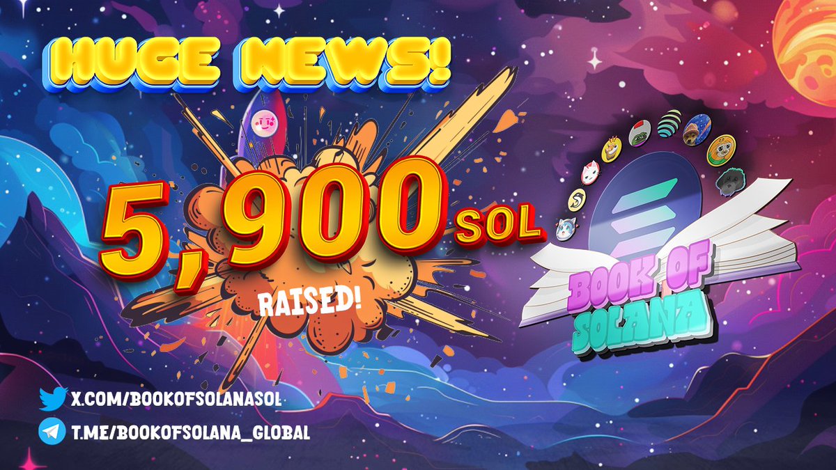 The fair launch has raised an incredible 6,000+ SOL - over $900,000! This record-breaking milestone solidifies $BSOL as a true Solana powerhouse. The future is bright, stay tuned for what's next! 🔥 @Pinkecosystem #BookofSOLANA $BSOL
