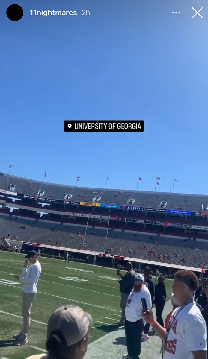 Darren Ikinnagbon is in Athens at the UGA Spring Game