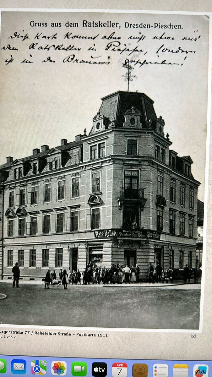 datenfuzzi_de's tweet photo. #dresden @DVBAG #pieschen 
Übrigens im Eckhaus gabs damals ne Kneipe. #bürgerstrasse / #rehefelderStrasse https://t.co/FzCRAV5hjg