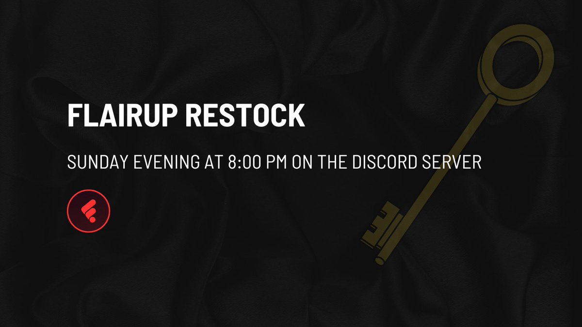 Restock tomorrow evening at 8:00 pm 🌊 

Many of you want to join the free beta, tomorrow is your chance !

One person among the RT &amp; Like will have the chance to have access to @Flairupaio 🔑