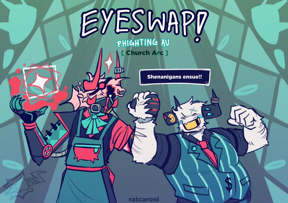 ratca_archived's tweet photo. as promised here’s the diagram for my poisondealer au!! I’m calling it eyeswap and it takes place after medkit leaves the cult :3

#phighting https://t.co/0mUdlejnEb