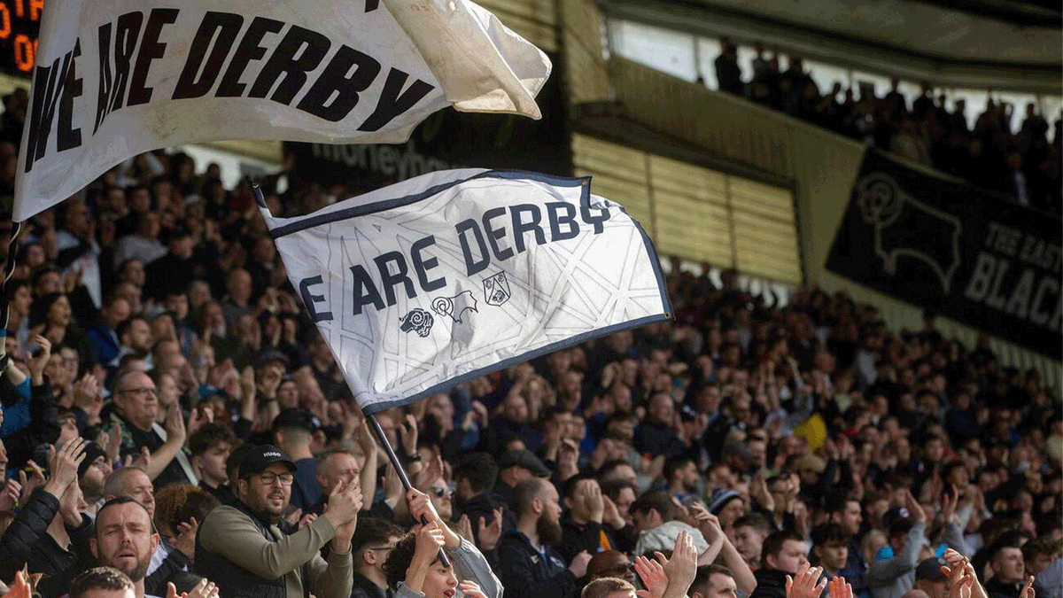 Thank you to the 30,247 at Pride Park today! 👏 Two games to go - we keep pushing together 🖤🤍 #DCFC #dcfcfans