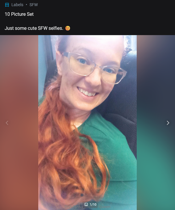 Today's @OnlyFans Post  10 Picture Set    Just some cute SFW selfies. 😊  https://t.co/AnfU50wjZL https://t<a class="tags" href="/tag/onlyfans">@onlyfans</a><a href="/tag/porn"class="tags"><span>#porn</span></a><a href="/tag/redhead"class="tags"><span>#redhead</span></a><a href="/tag/longhairdontcare"class="tags"><span>#longhairdontcare</span></a><a href="/tag/longhair"class="tags"><span>#longhair</span></a><a href="/tag/bigboobs"class="tags"><span>#bigboobs</span></a>