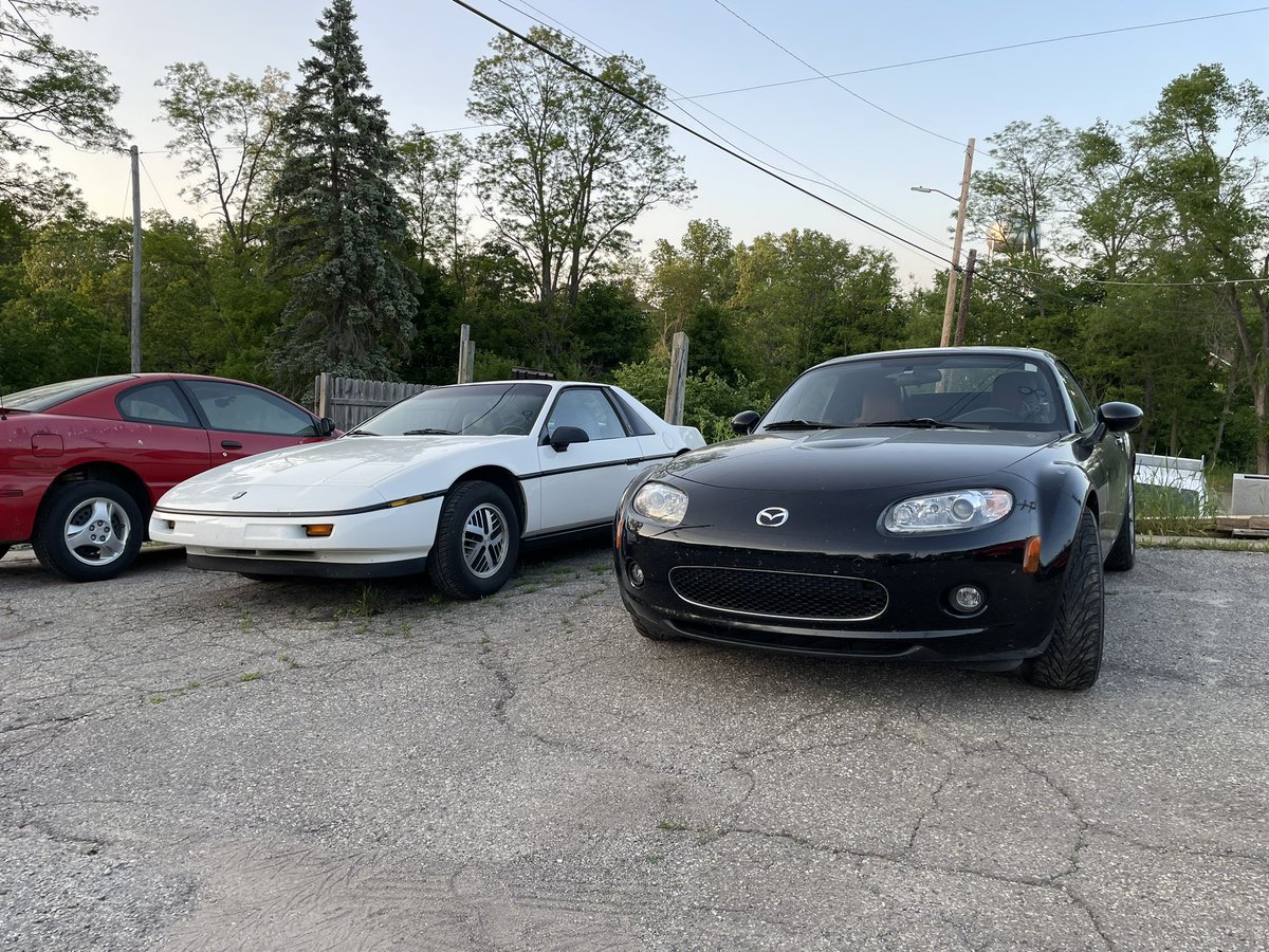Trying to decide if I should bring my Miata to FWA, or my Fiero (600 mile drive)