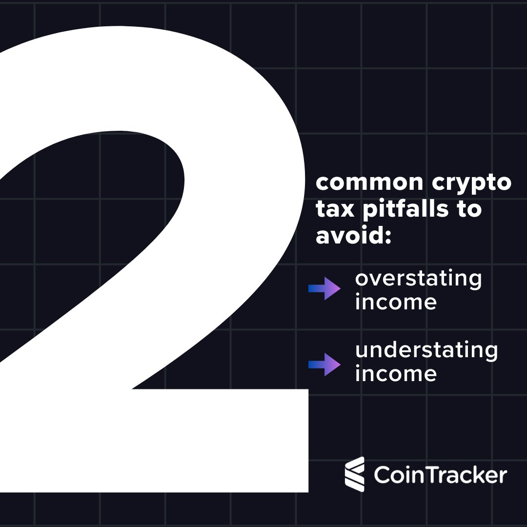 With just 2⃣ days until the US tax deadline, make sure to avoid these 2⃣ common crypto tax pitfalls: 🔹Overstating income 🔹Understating income Accurate and efficient tax reports await: cointracker.com