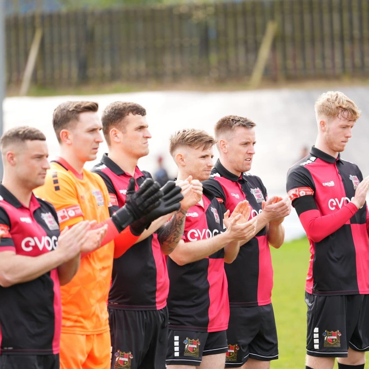 sheffieldfc's tweet photo. ❤️ That win was for you, Gregg Mitchell! 

Today we held a minutes applause to celebrate the life of former Clubbie Captain, Gregg Mitchell, who was also proud father to current player, Harry Mitchell. 

#TheWorldsFirst https://t.co/irow6fSnzs