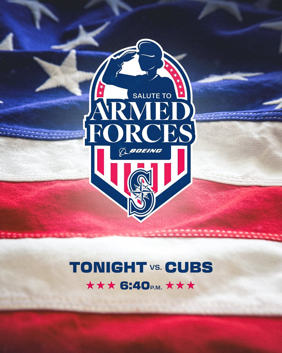 We’re honored to celebrate those who have served during our Salute to Armed Forces Night, tonight at the ballpark.