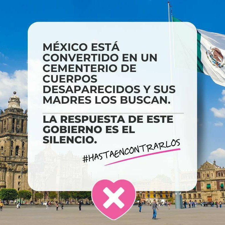 ¡No podemos dejar que México se siga convirtiendo en un país lleno de desapariciones! Con @XochitlGalvez tendremos una aliada con la que habrá cero impunidad. #HastaEncontrarlos