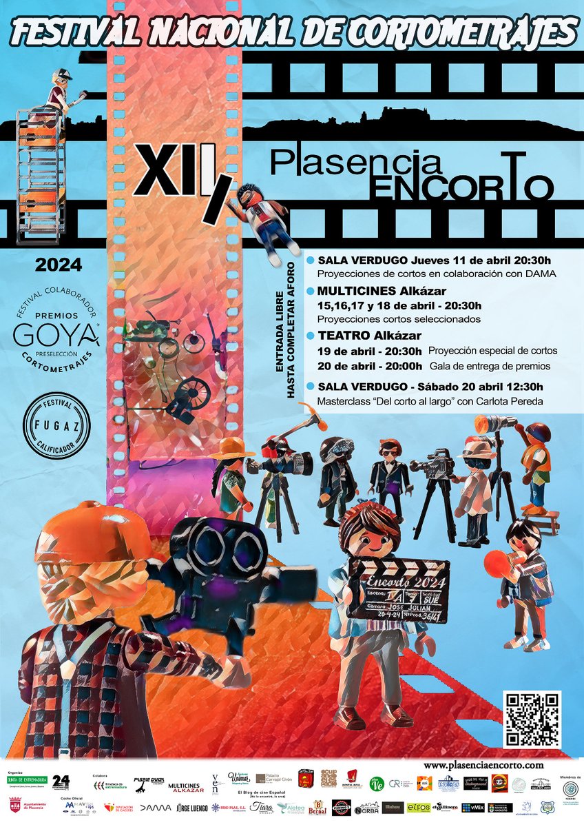 XII Festival Nacional Plasencia Encorto ya está aquí! os esperamos del lunes 15 al sábado 20 de abril en #plasencia #Extremadura