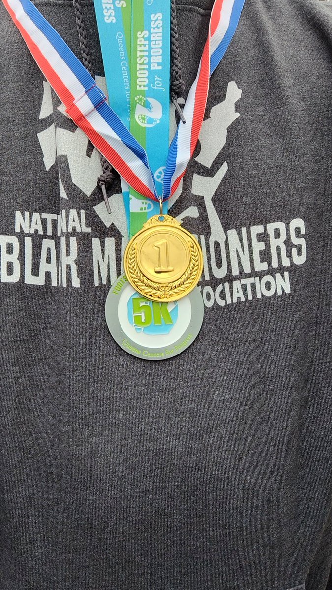 bushwickrunner's tweet photo. 99 problems but a race ain't one. First place in my age group. It was a very small race but I will take it. #footstepsforprogress #runchat #runningcommunity #withoutlimitz #AERTEAMGREEN https://t.co/4eDrDMBvIB