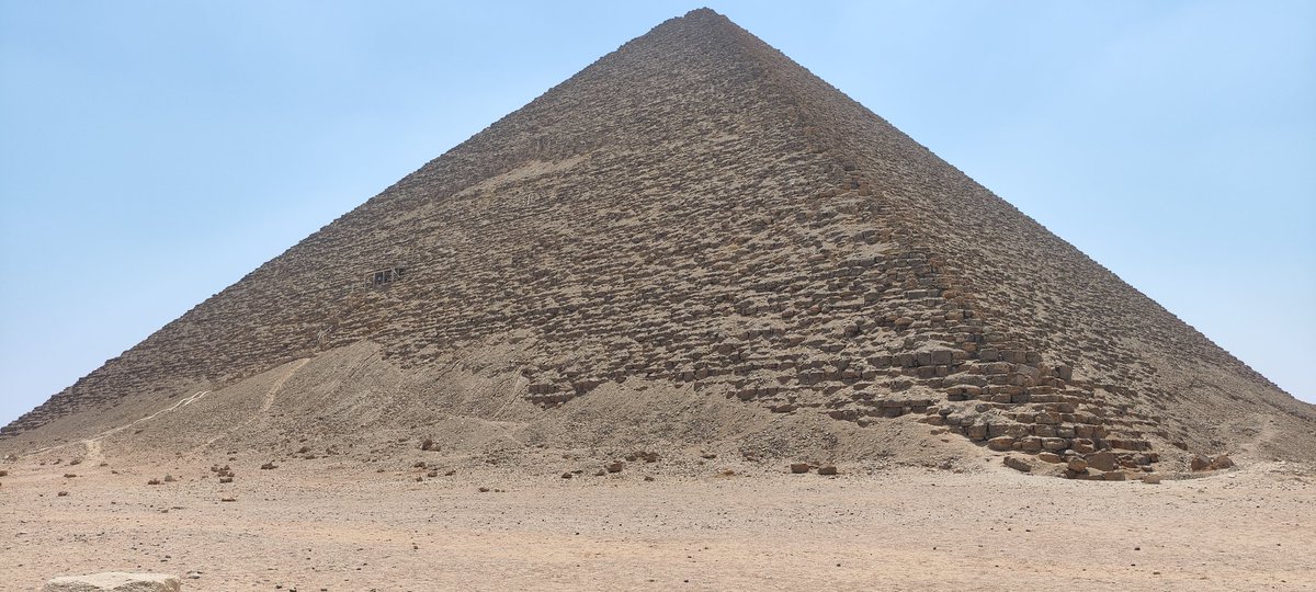 Today in Egypt I also visited Dahshur to see the Bent pyramid and the Red Pyramid #ancient #history #Archaeology #Treasures