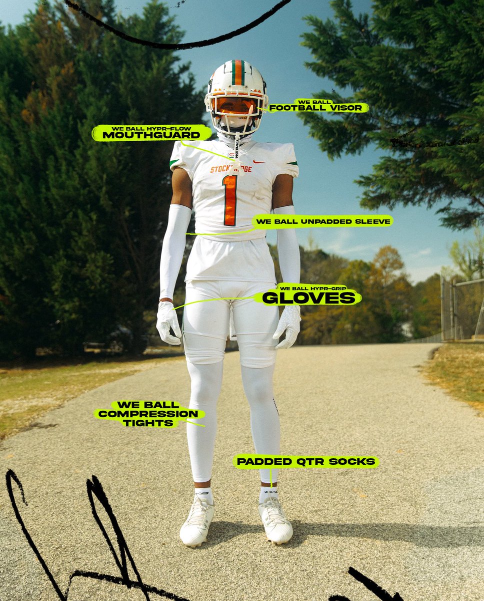 Outfit breakdown from Stockbridge’s WeBall Sports photoshoot. See something you like? Get it now at Weballsports.com