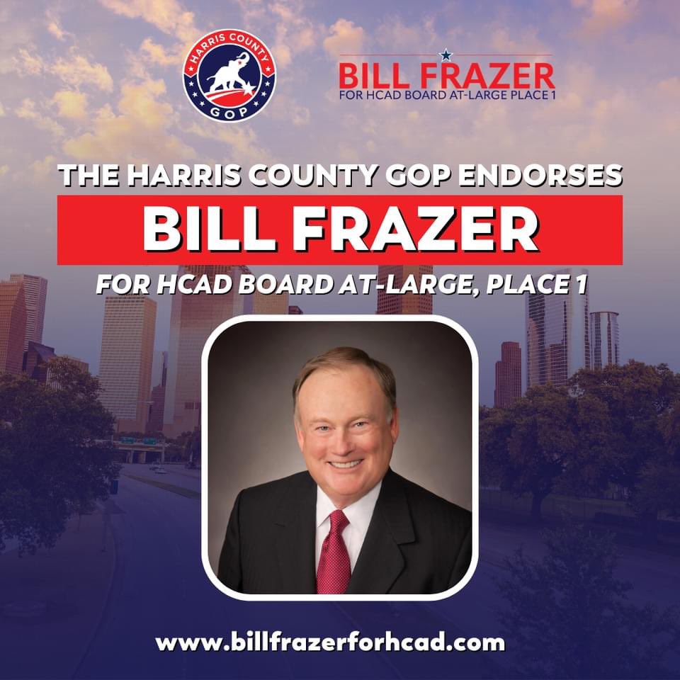Bill Frazier for HCAD Board At-Large, Place 1