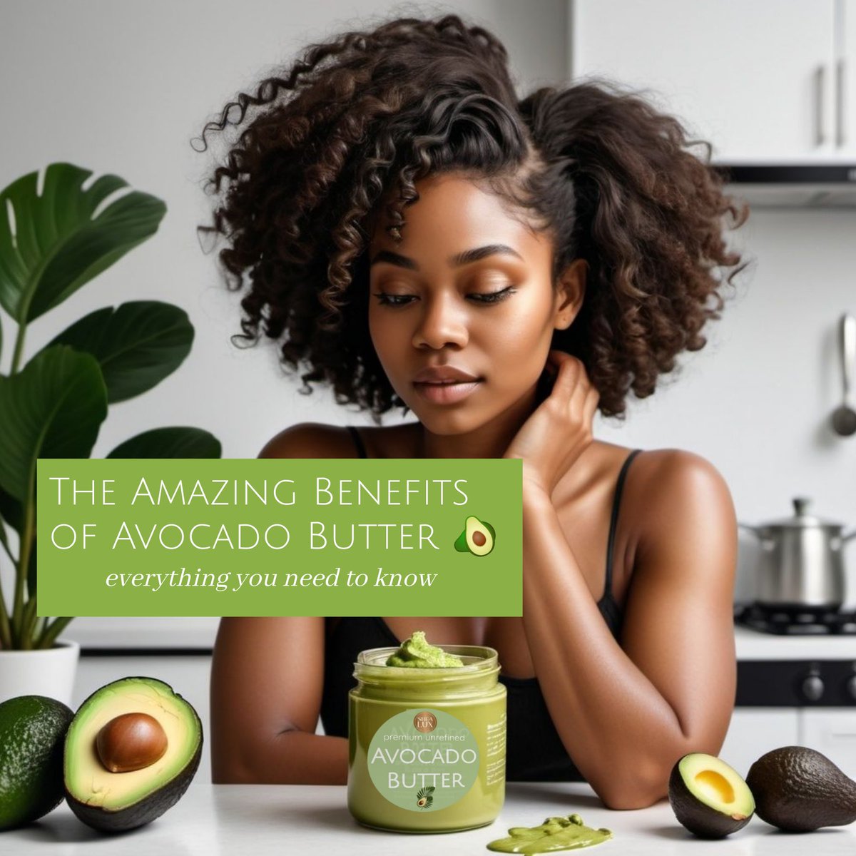 Let’s Unveil the Power of Avocado Butter for Skin, Hair, and Nails! 🥑✨ Avocado seed butter can be used on its own or incorporated into DIY beauty recipes. Consider whipping up a hair mask or adding a dollop to your moisturizer for an extra dose of nourishment.