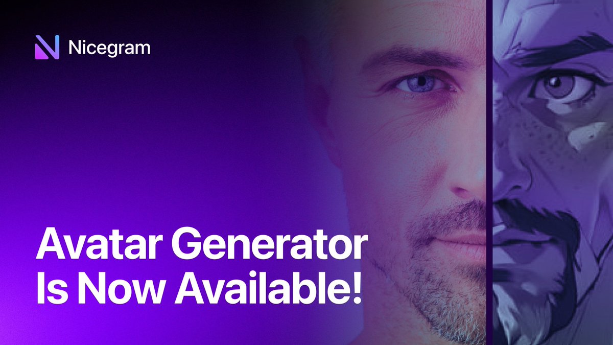 Take a new look at @nicegramapp Avatar Generator! 😎

It's where you can transform your photo into unique avatars, all with a touch of your #Nicegram gems!

The deal here is;

✴️ -- 1 avatar for 15 gems.
✴️ -- 10 avatars for 120 gems.
✴️ -- 30 avatars for 330 gems.

#MessagingApp