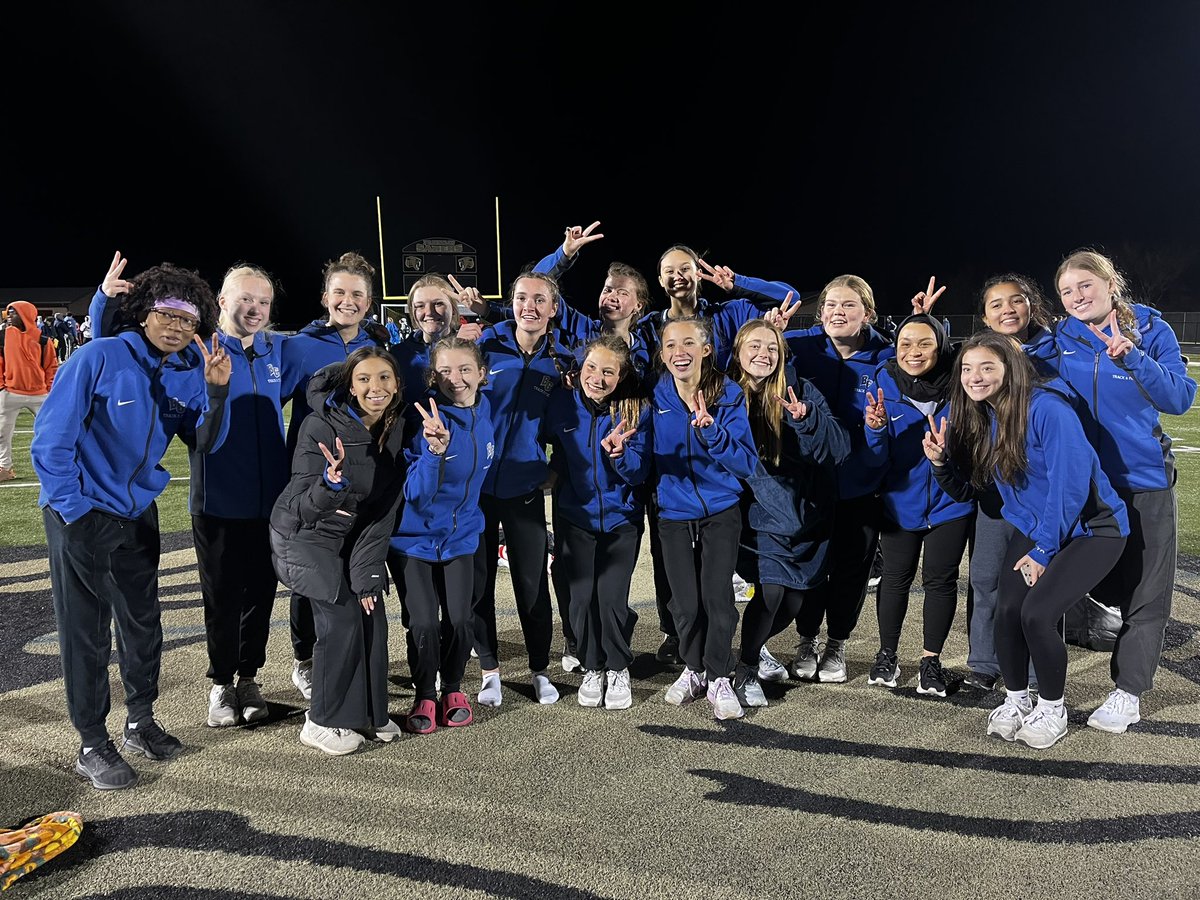 Nice outdoor opener for the girls coming in 2nd out of 20✌️🙌  Great team effort! 🥇Clare in 300s 🔥, 🥈Emory in 1600 (5:16🔥), 🥉Ava in disc &lt;— Frosh🤯.  🥉 Bella in 1600 &lt;— frosh🤯, 🥉4x4 (Grace, Lily, Emory, Clare) , 🥉Keagan 3200 🔥🔥 Ava/Grace PRs in shot and scored 9. 💪💪
