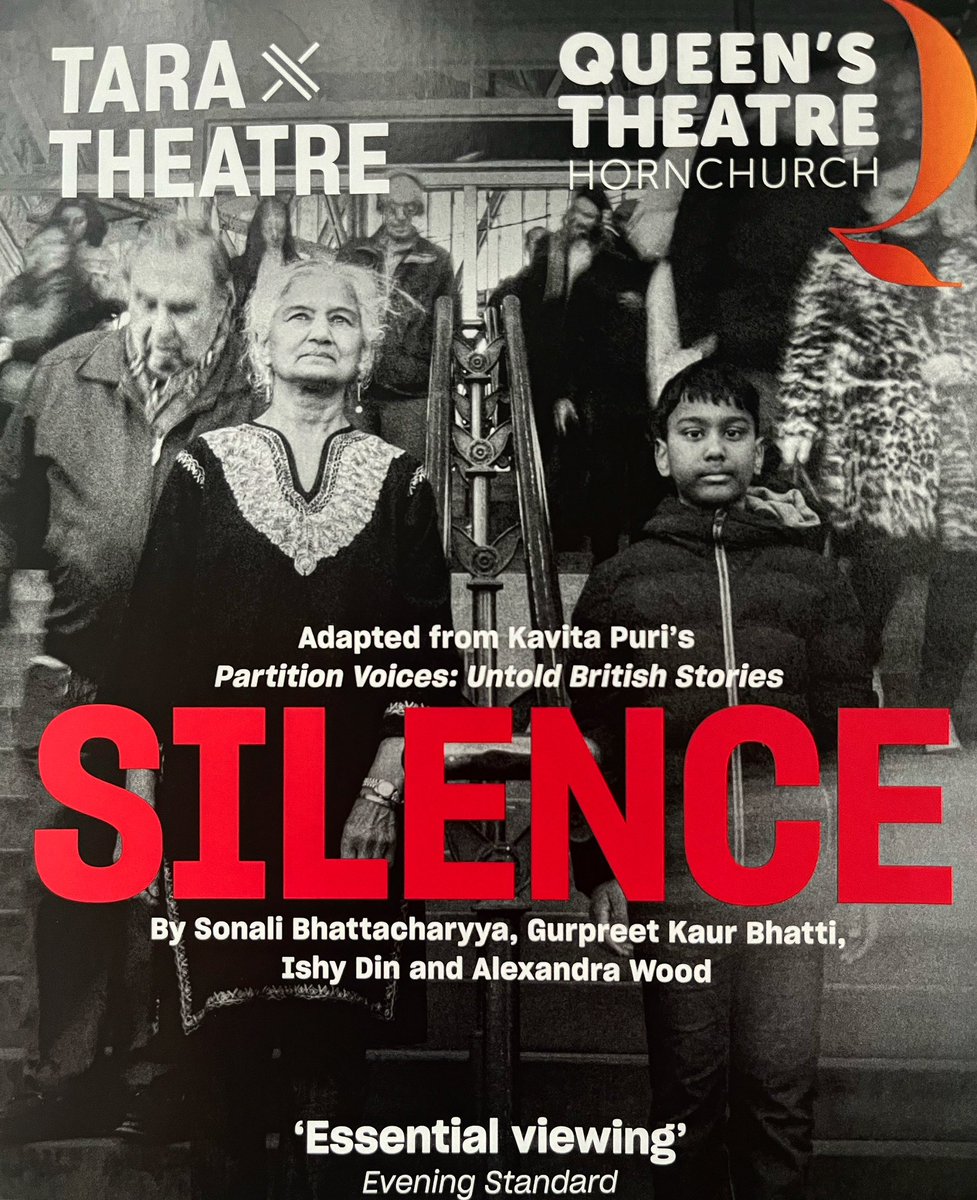 Great play #Silence at the @QueensTheatreH Moving. Soul searching