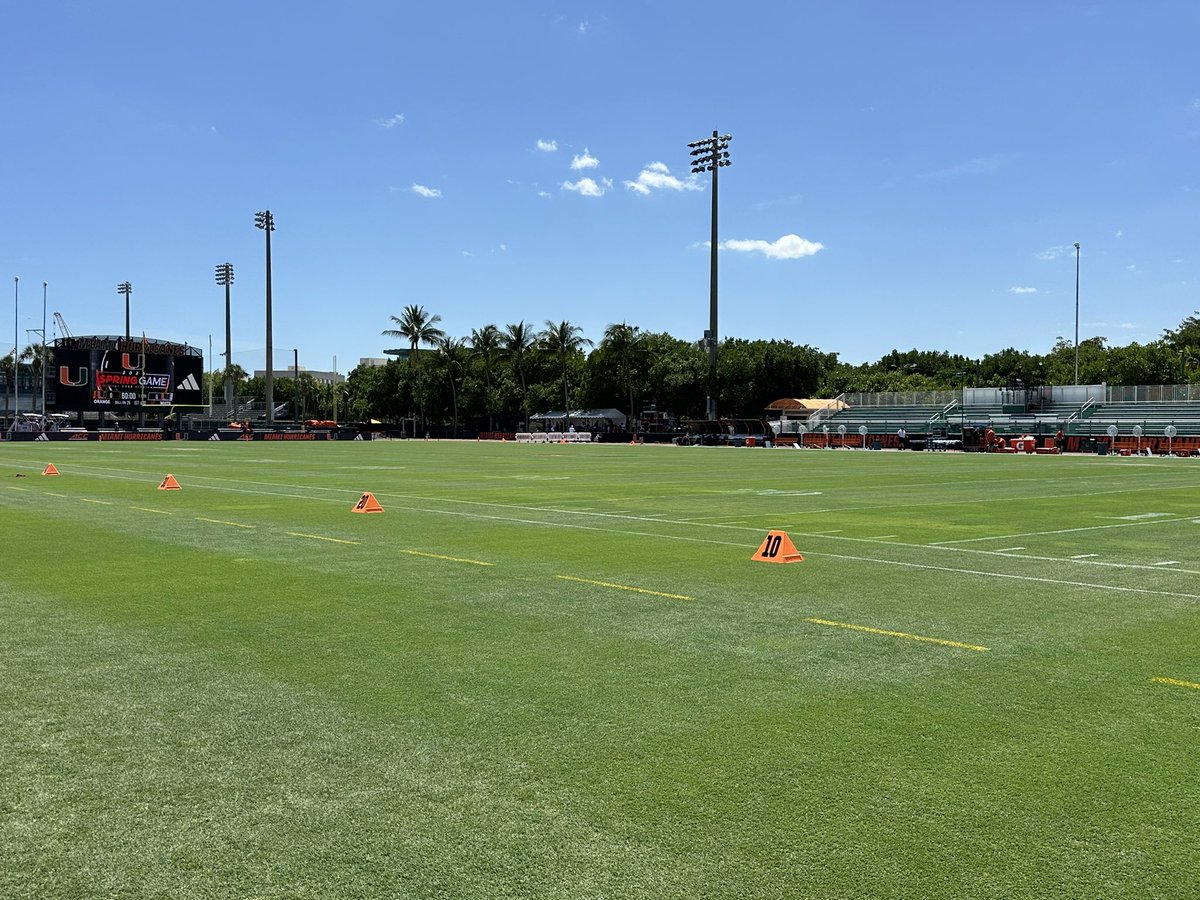 Join us today on @560WQAM as we bring you the @CanesFootball Spring Game! @ByTimReynolds and @larryblustein will join me on Countdown to Kickoff beginning at 3:30. You can also stream live on the @Audacy app and on Wqam.com