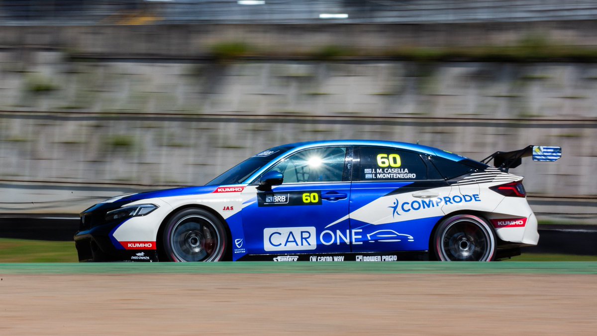 🇧🇷 POLE! 👏 Juan Manuel Casella & JAS Development Driver Ignacio Montenegro top #TCRSouthAmerica qualifying at Interlagos for @SquadraMartino with team-mates Rodrigo Baptista & Diego Nunes P4.