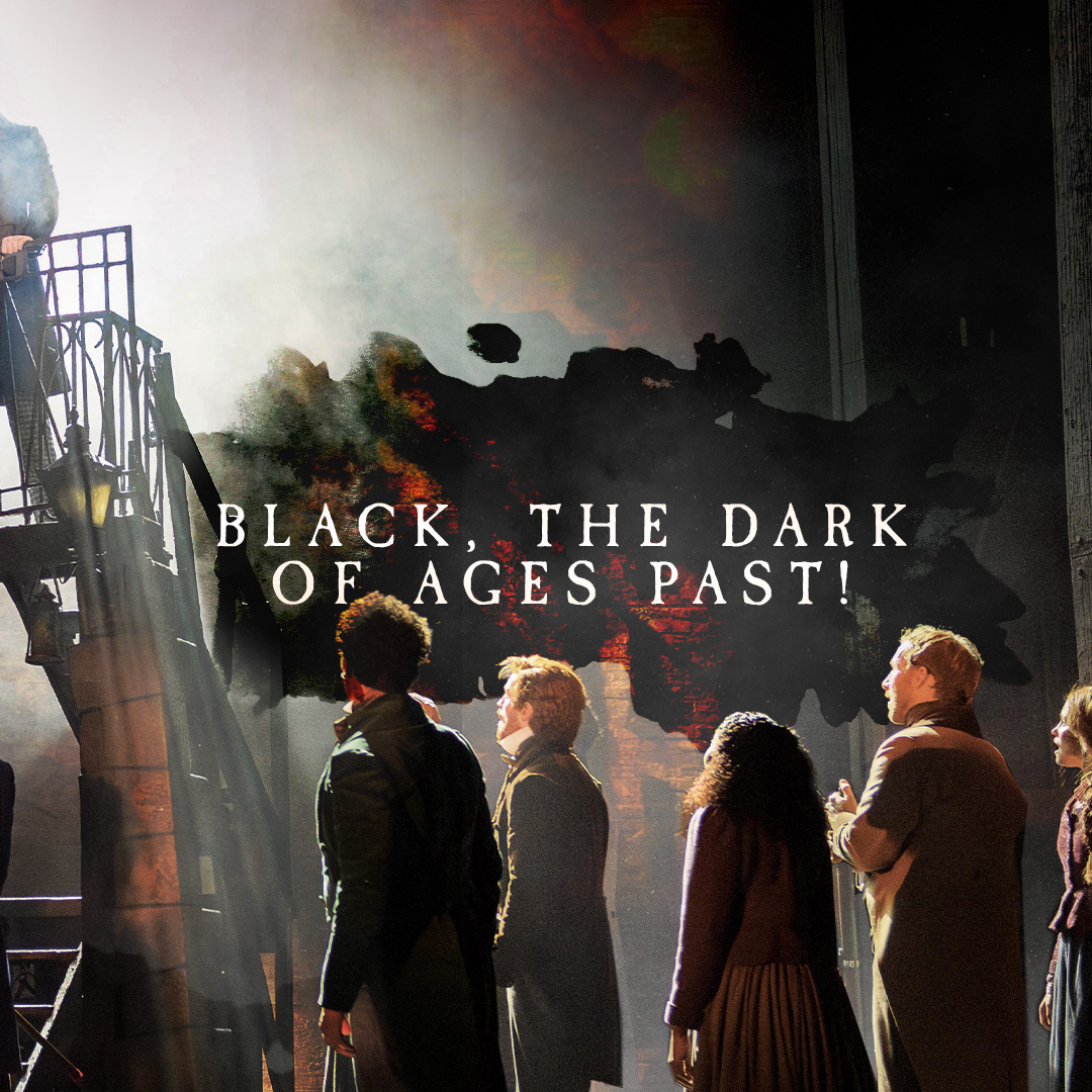 Red, a world about to dawn! Black, the night that ends at last! 🎶 #LesMiz